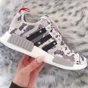 BNWT SWAROVSKI ADIDAS CAMO NMD!